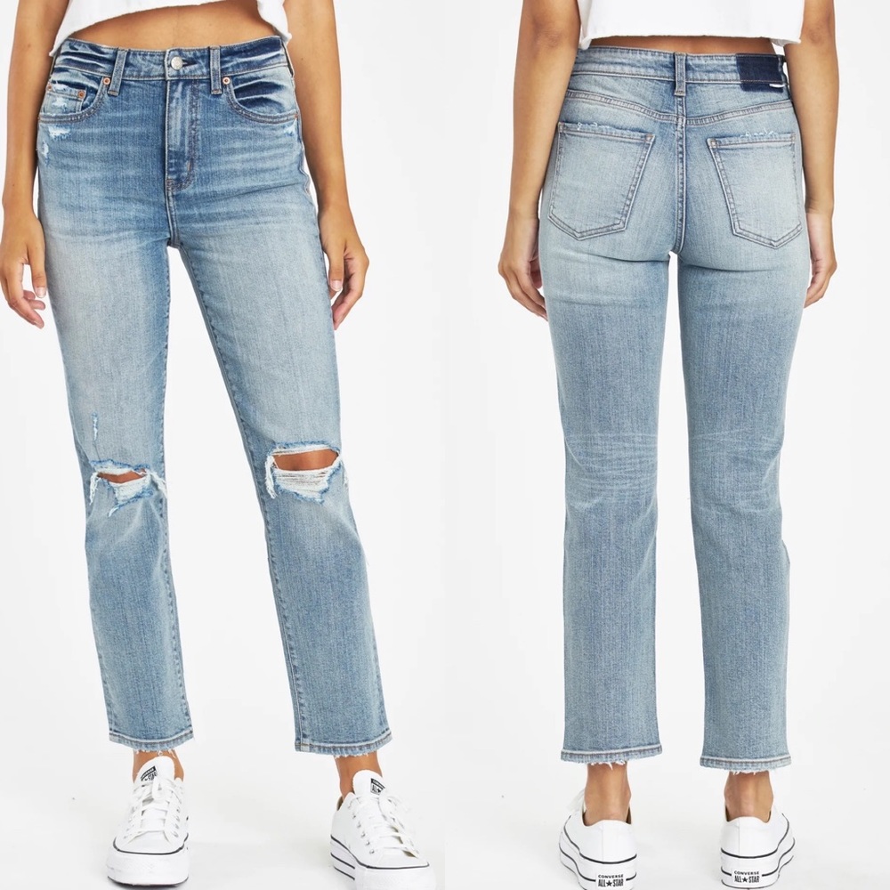 Daze Denim Daily Driver High Rise Skinny Straight in Obsessed